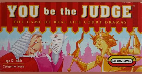 You Be The Judge Game Printable